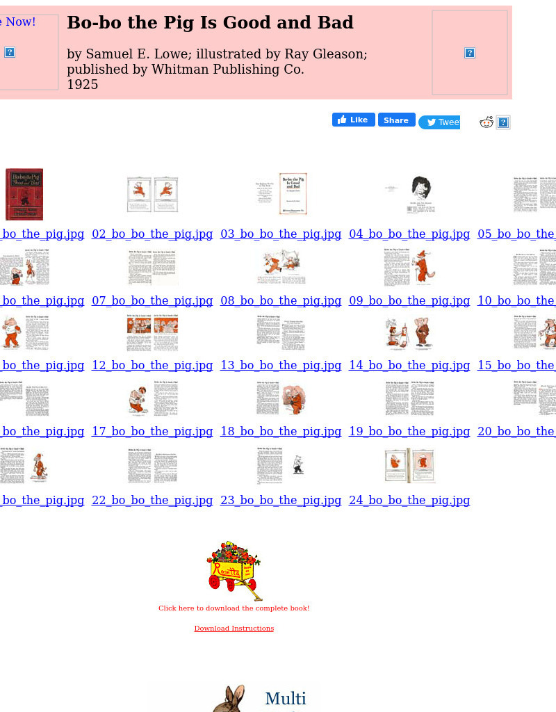 Children's Books Online: Bo Bo the Pig Is Good and Bad eBook