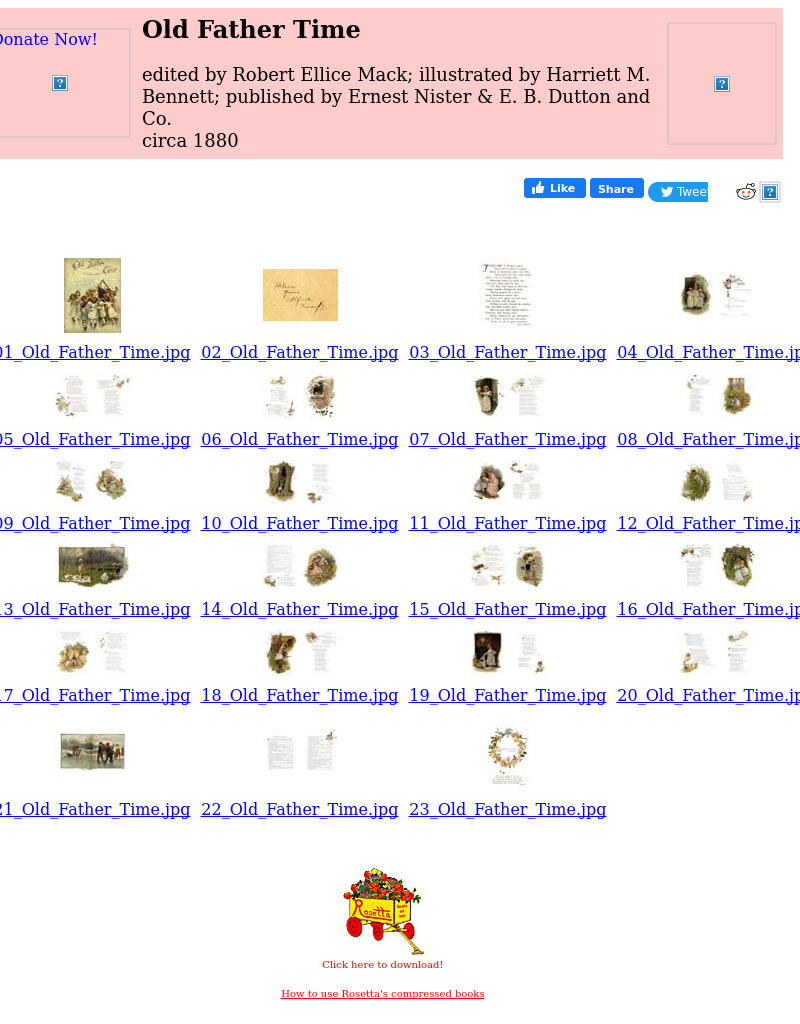 Children's Books Online: Old Father Time eBook