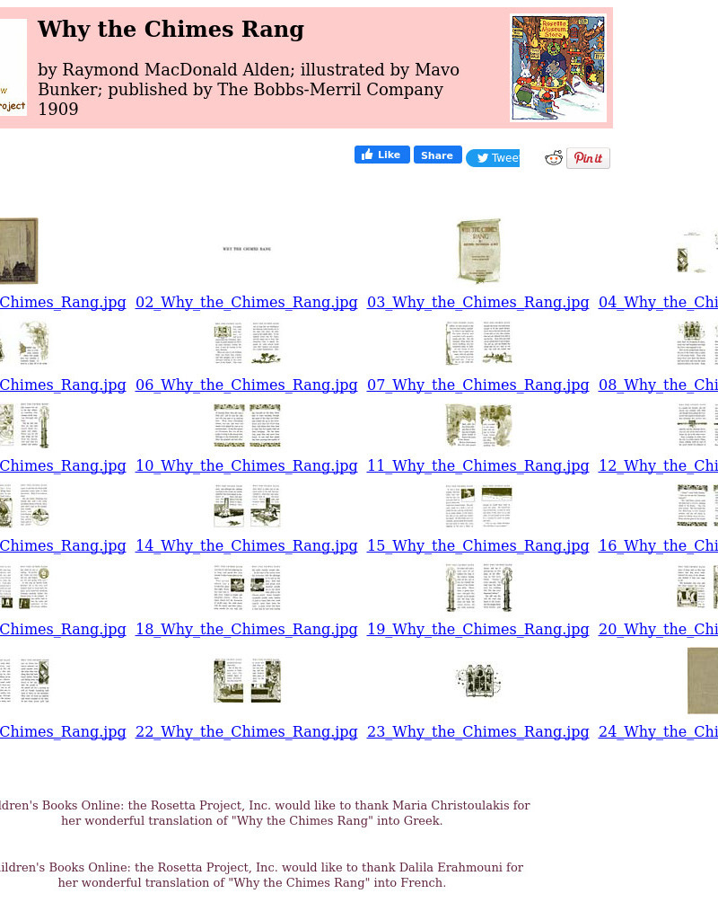 Children's Books Online: Why the Chimes Rang eBook