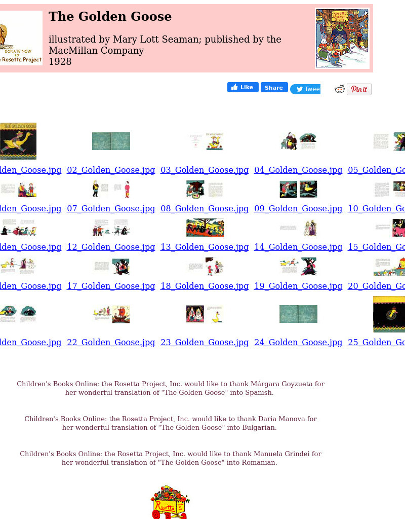 Children's Books Online: The Golden Goose eBook