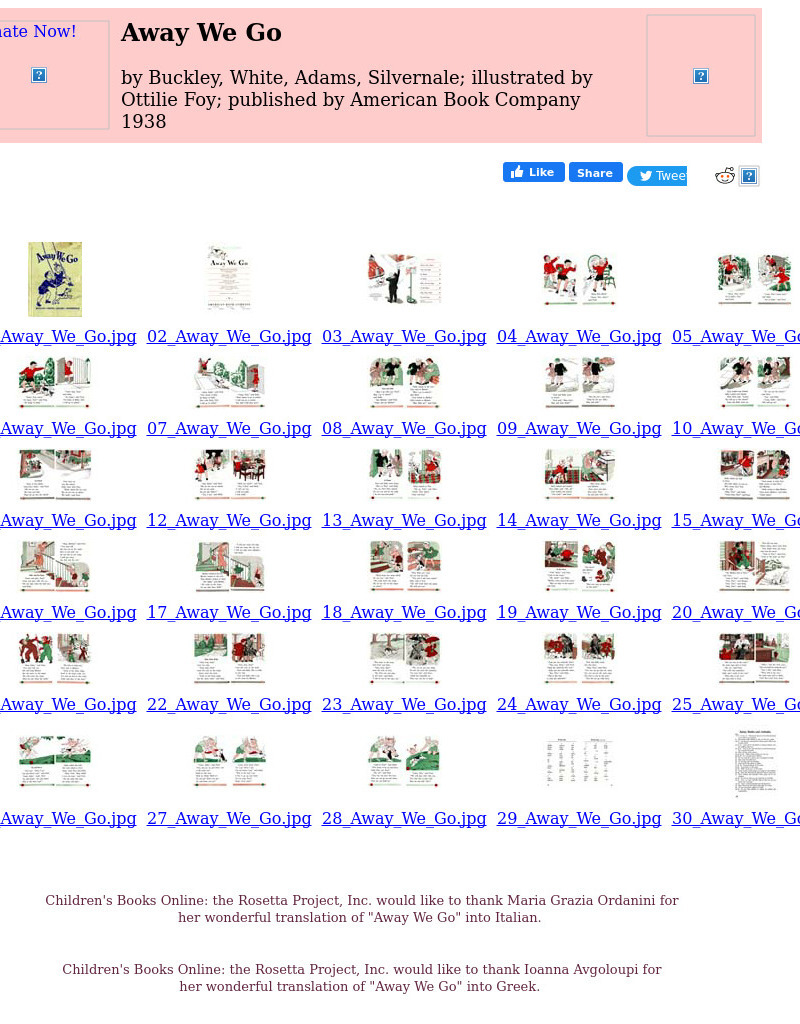 Children's Books Online: Away We Go eBook