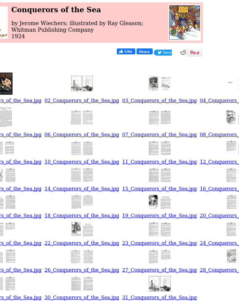 Children's Books Online: Conquerors of the Sea eBook