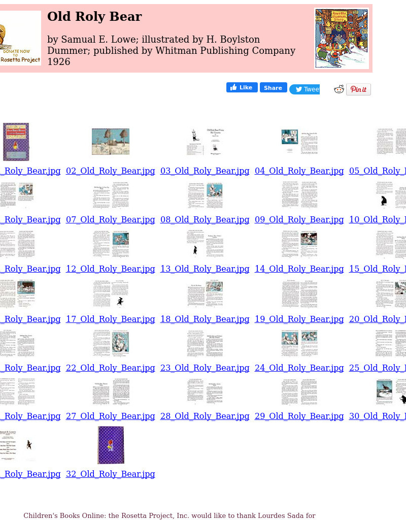 Children's Books Online: Old Roly Bear eBook