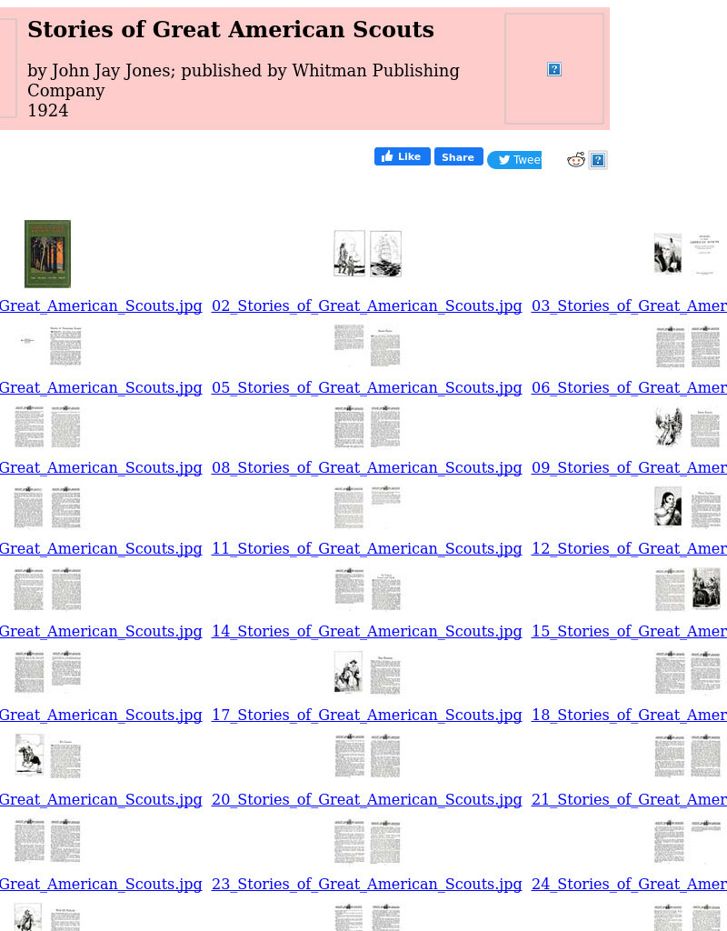 Children's Books Online: Stories of Great American Scouts eBook