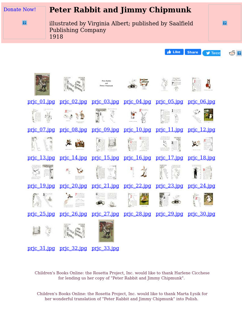 Children's Books Online: Peter Rabbit and Jimmy Chipmunk eBook