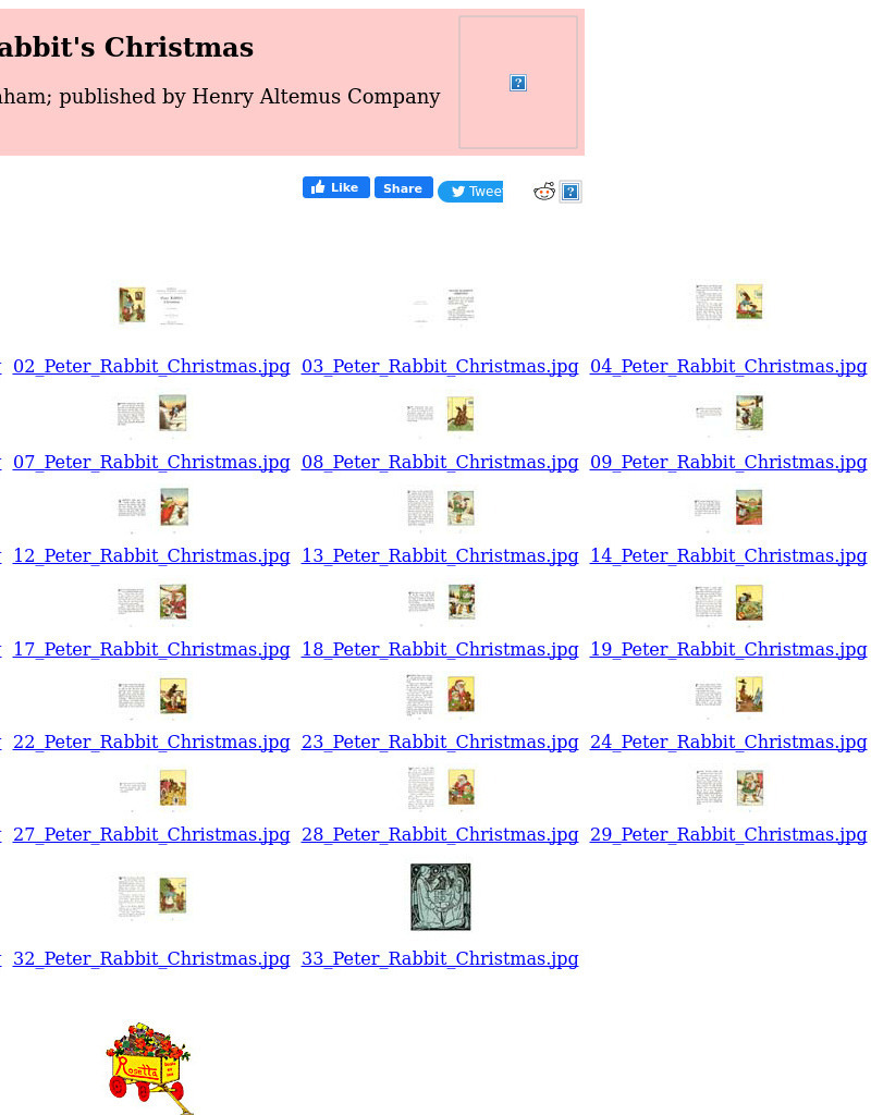 Children's Books Online: Peter Rabbit's Christmas eBook