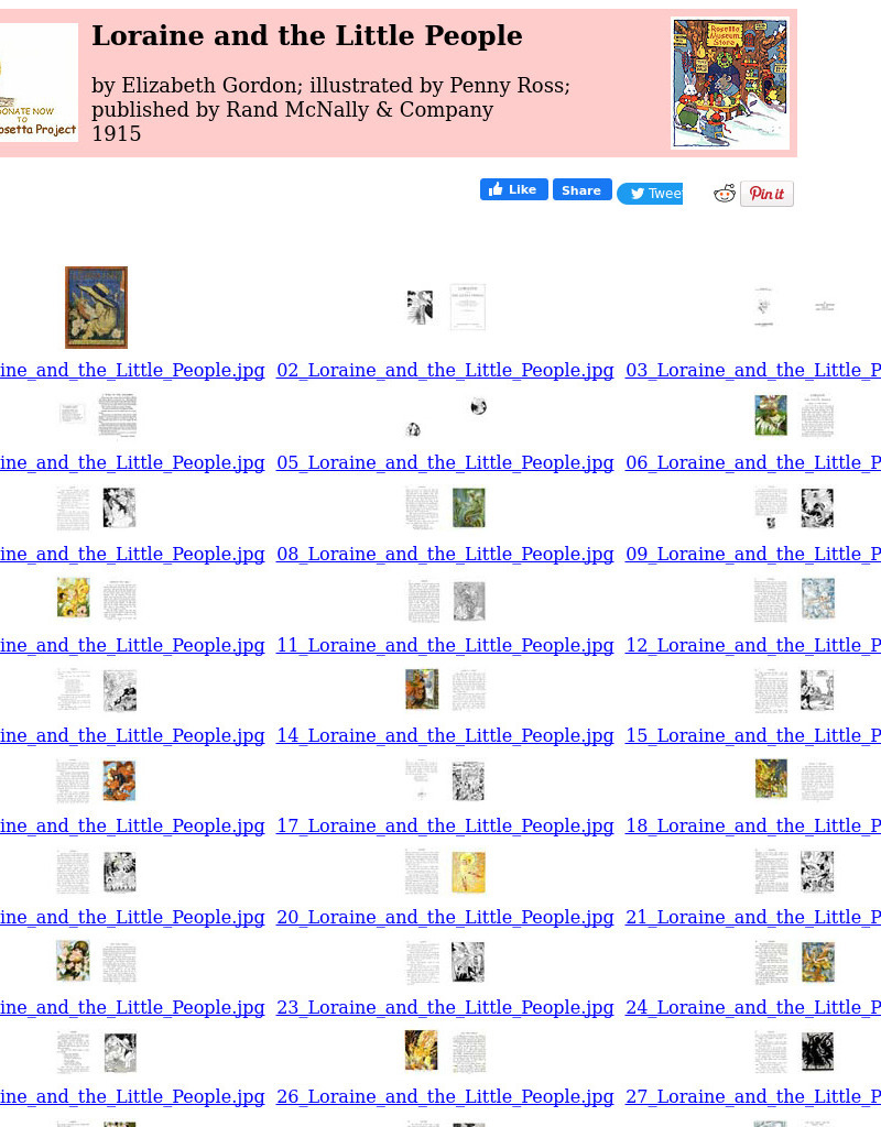 Children's Books Online: Loraine and the Little People eBook