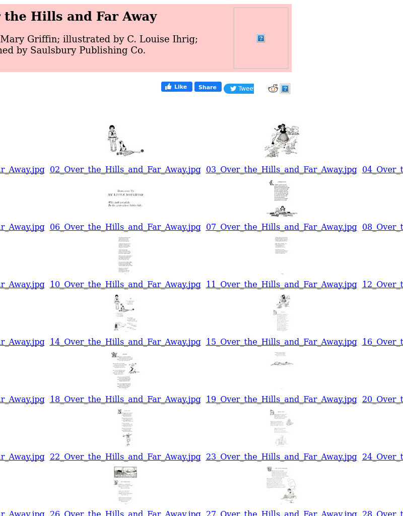 Children's Books Online: Over the Hills and Far Away eBook