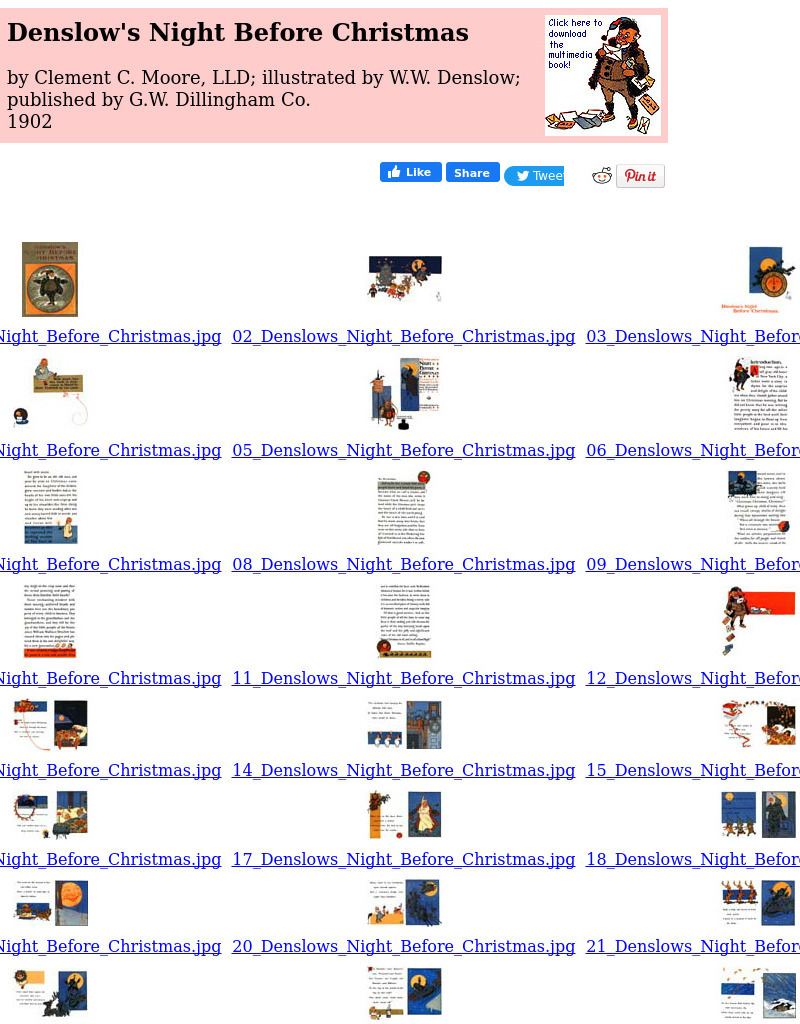 Children's Books Online: Denslow's Night Before Christmas eBook