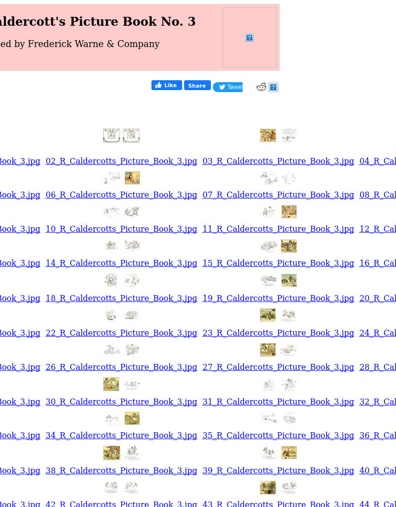 Children's Books Online: R. Caldercott's Picture Book No. 3 eBook