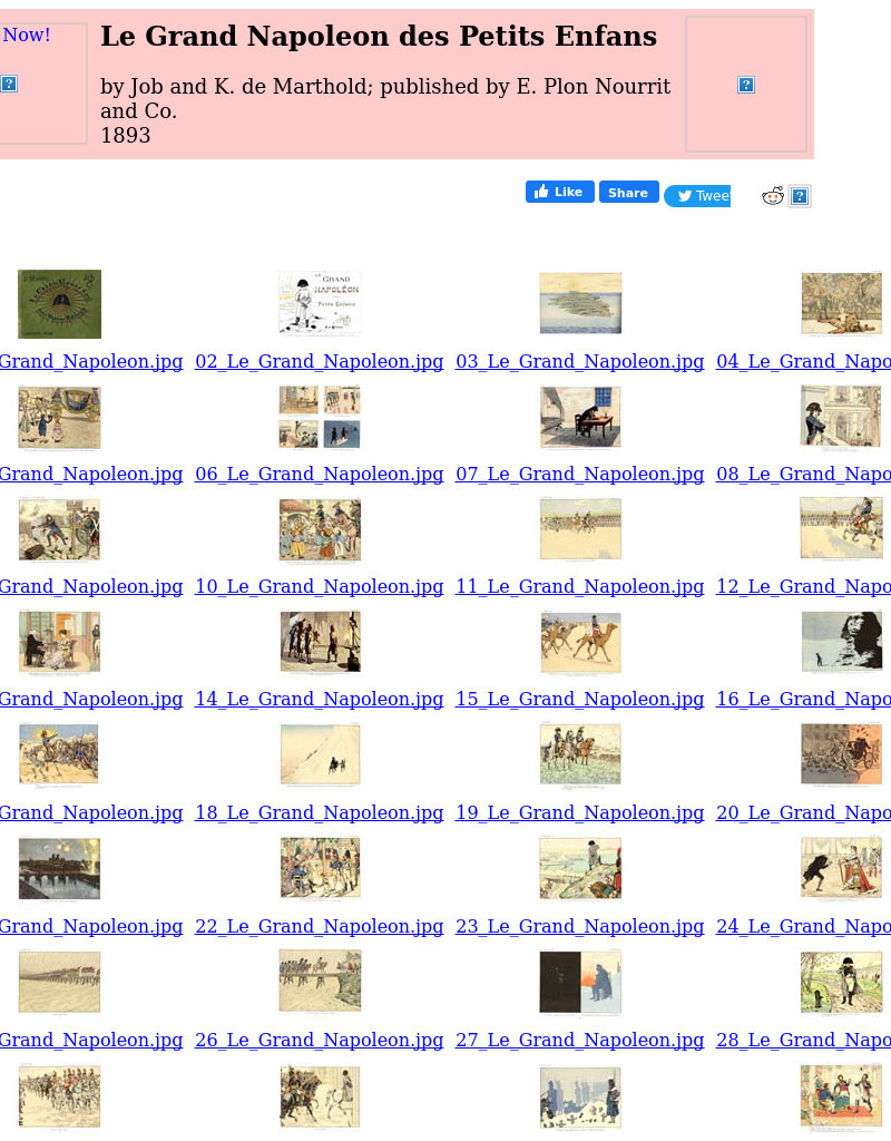 Children's Books Online: Le Grand Napoleon Des Petits Enfans eBook