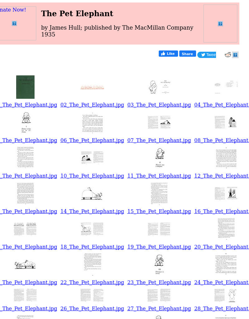 Children's Books Online: The Pet Elephant eBook