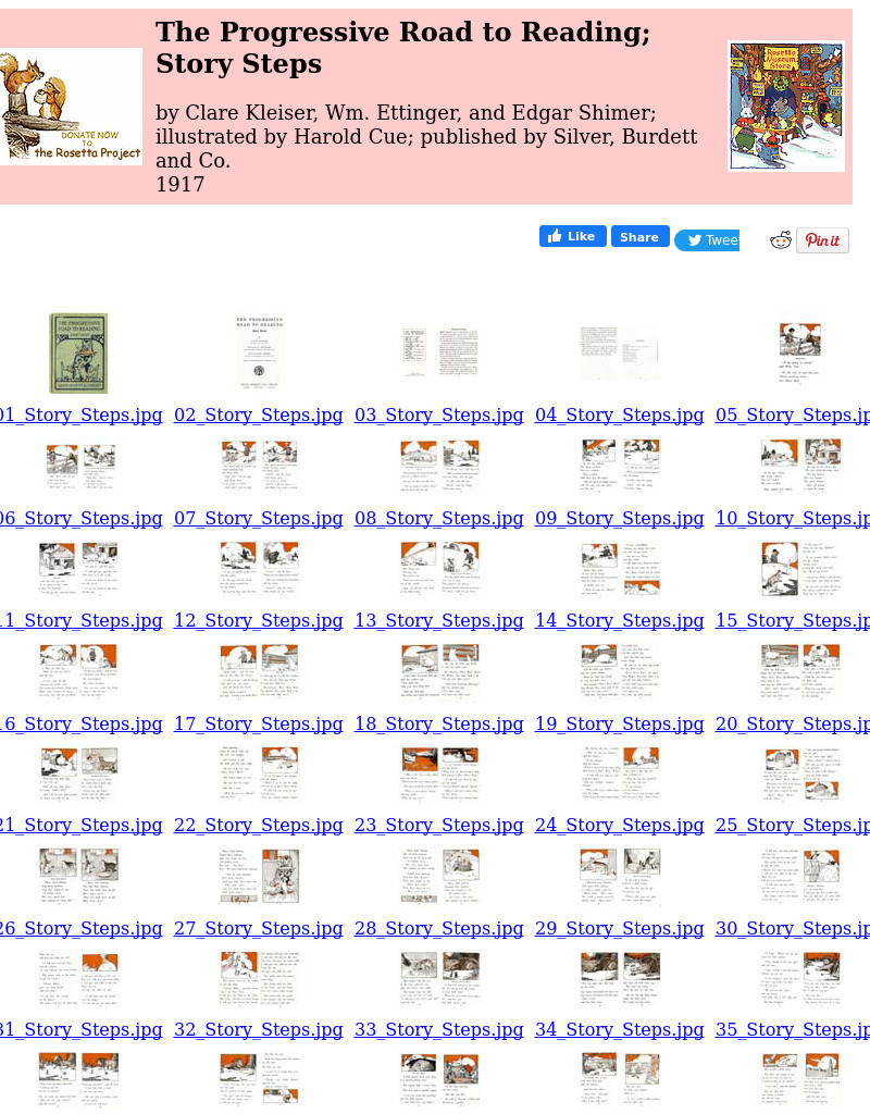 Children's Books Online: The Progressive Road to Reading; Story Steps eBook