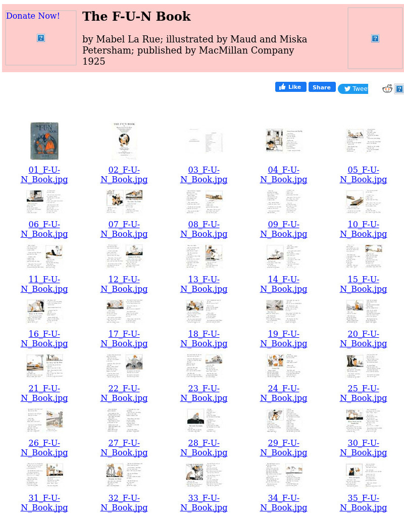 Children's Books Online: The F U N Book eBook