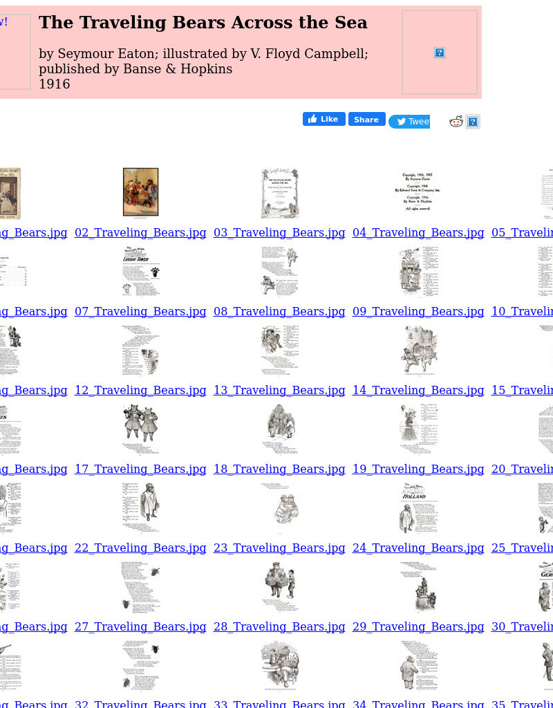 Children's Books Online: The Traveling Bears Across the Sea eBook