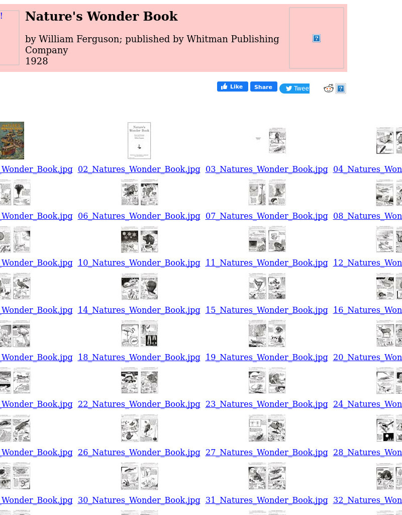 Children's Books Online: Nature's Wonder Book eBook