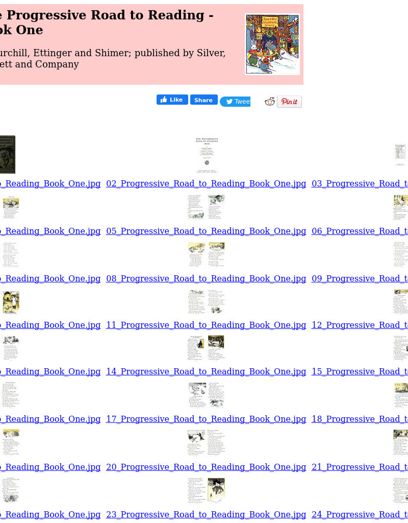 Children's Books Online: The Progressive Road to Reading Book One eBook