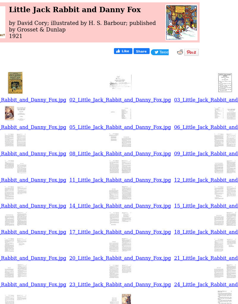 Children's Books Online: Little Jack Rabbit and Danny Fox eBook