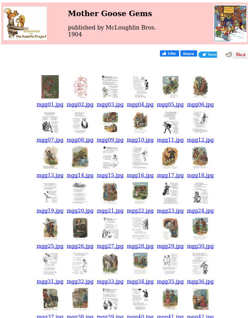 Children's Books Online: Mother Goose Gems eBook