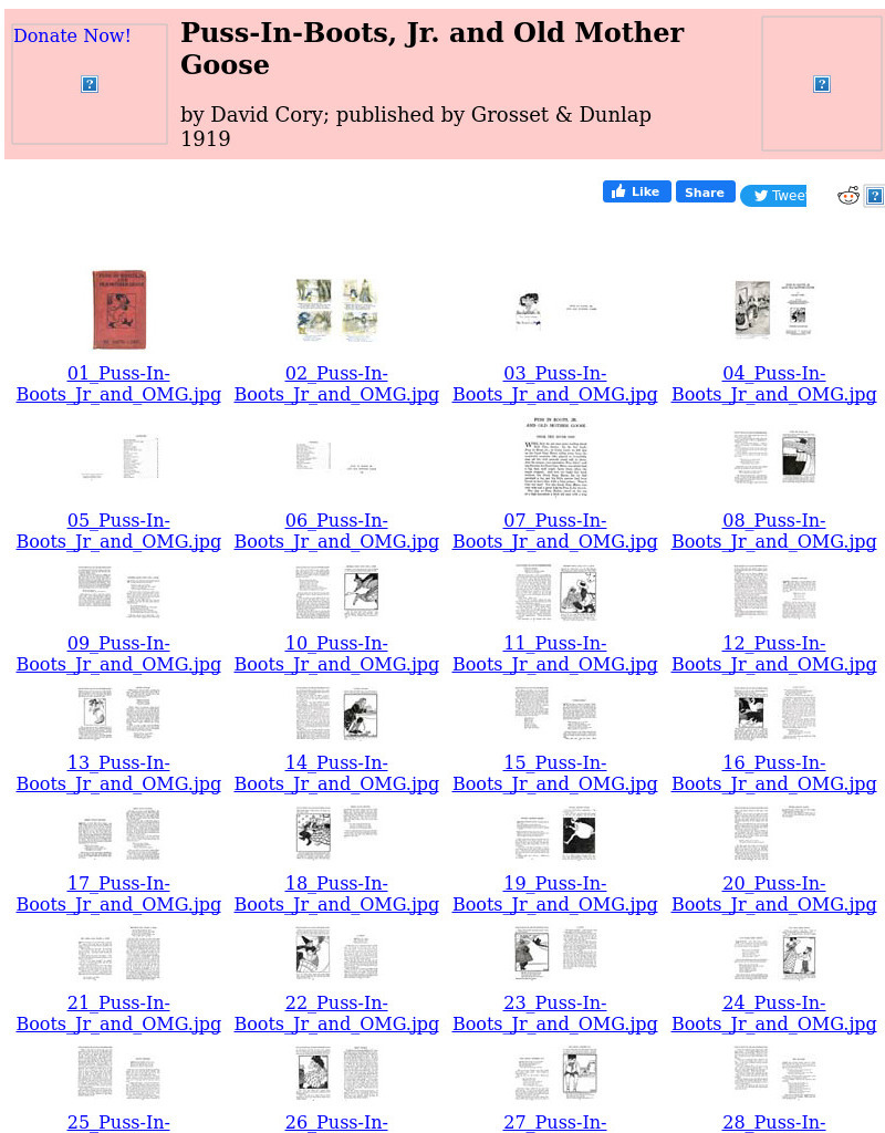 Children's Books Online: Puss in Boots, Jr. And Old Mother Goose eBook