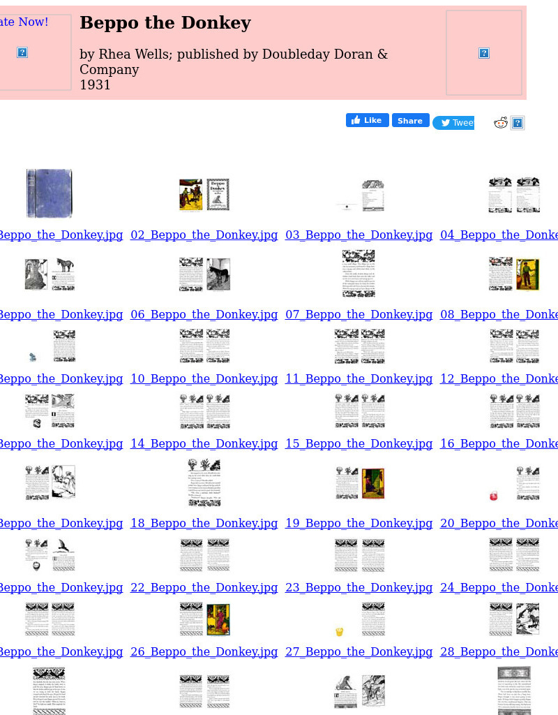 Children's Books Online: Beppo the Donkey eBook