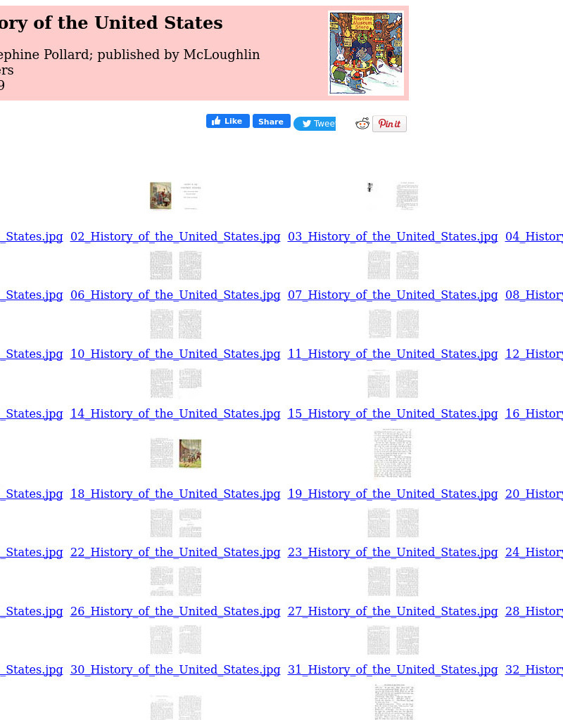 Children's Books Online: History of the United States eBook