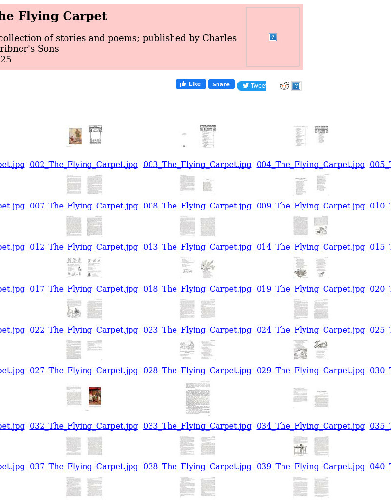 Children's Books Online: The Flying Carpet eBook