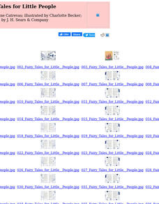 Children's Books Online: Fairy Tales for Little People eBook