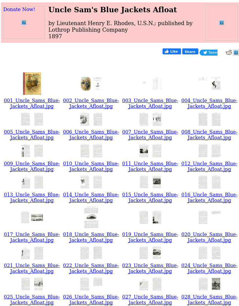 Children's Books Online: Uncle Sam's Blue Jackets Afloat eBook