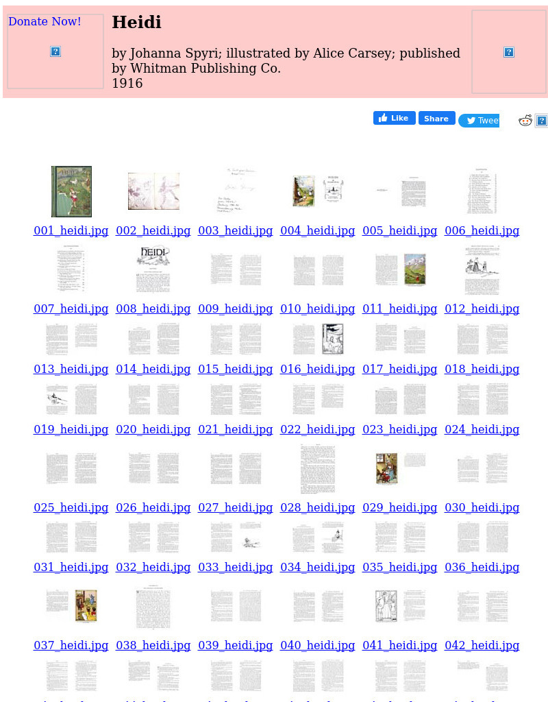 Children's Books Online: Heidi eBook