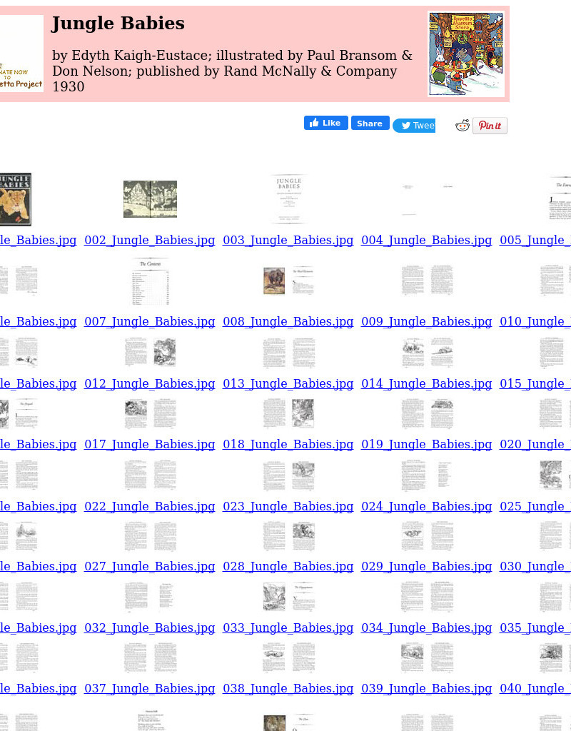 Children's Books Online: Jungle Babies eBook