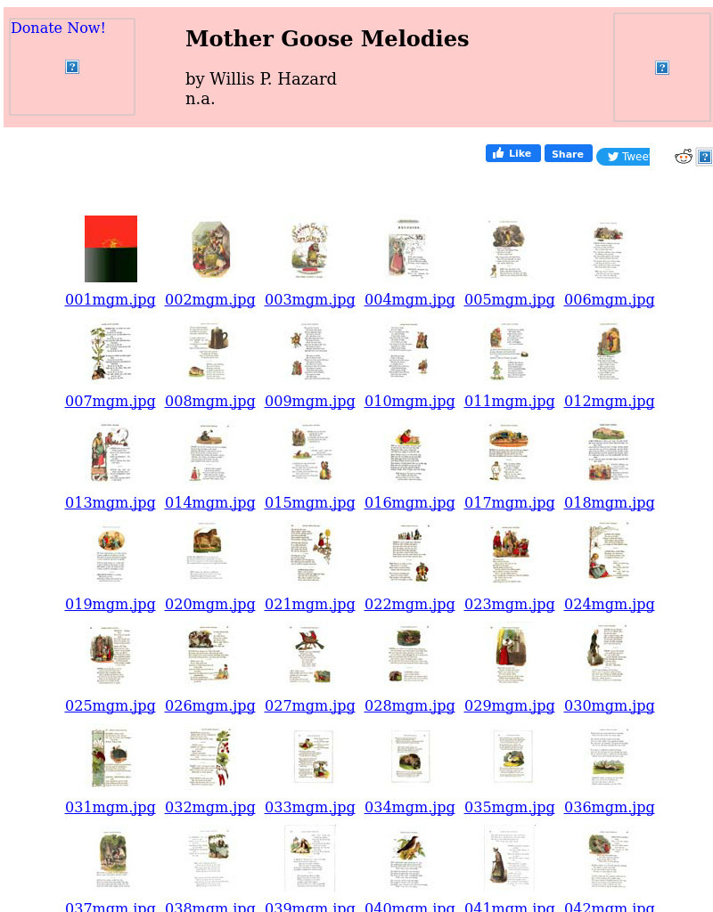 Children's Books Online: Mother Goose Melodies eBook