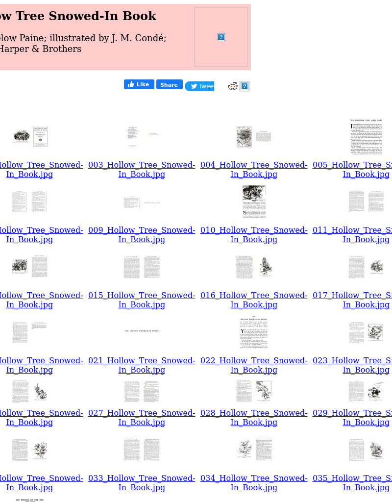 Children's Books Online: The Hollow Tree Snowed in Book eBook