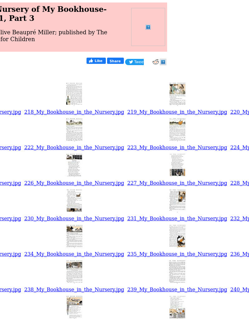 Children's Books Online: In the Nursery of My Bookhouse Volume1, Part 3 eBook