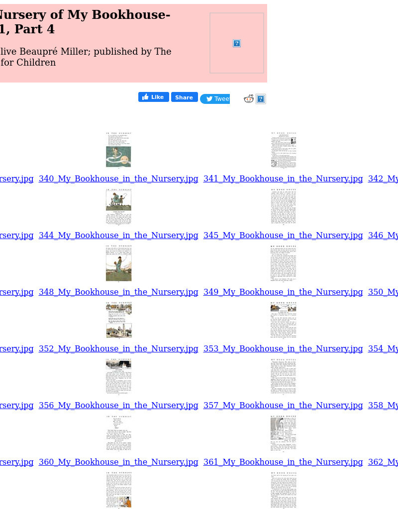 Children's Books Online: In the Nursery of My Bookhouse Volume1, Part 4 eBook