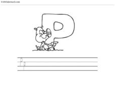 Letter P Worksheet