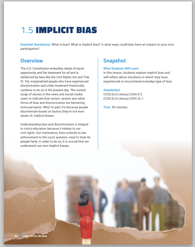 Implicit Bias Lesson Plan