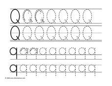 Letter Q Worksheet