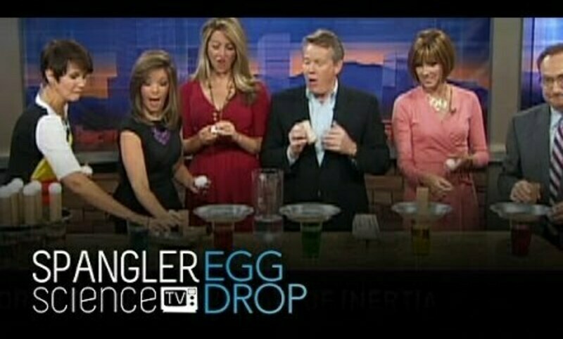 Egg Drop Inertia Challenge - Cool Science Trick Instructional Video