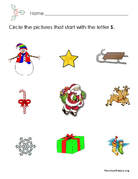 Letter S Lesson Plan