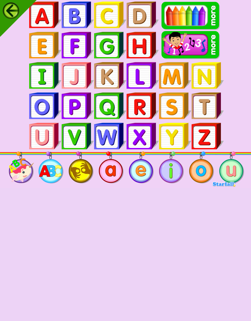 Starfall: Letters of the Alphabet Interactive