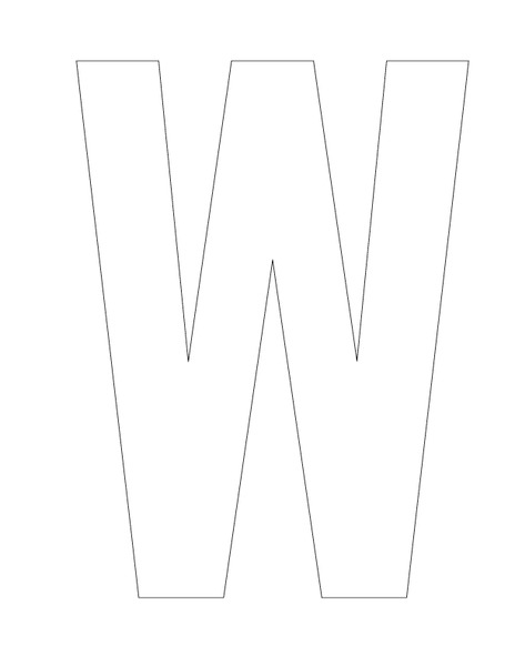 Letter W Worksheet