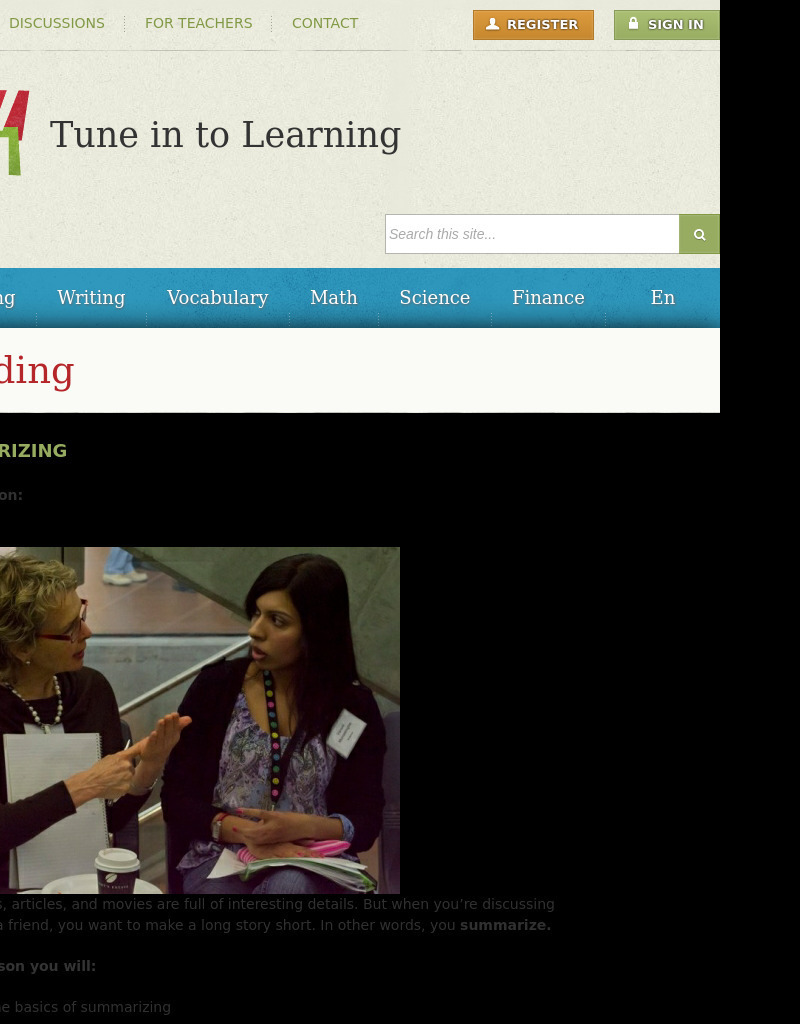 Tune in to Learning: Summarizing Unit Plan