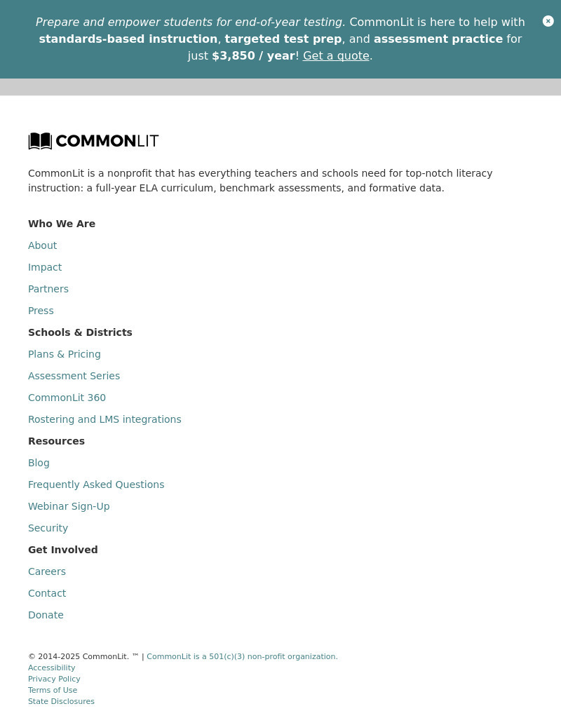 Common Lit: Amigo Brothers by Piri Thomas Unit Plan