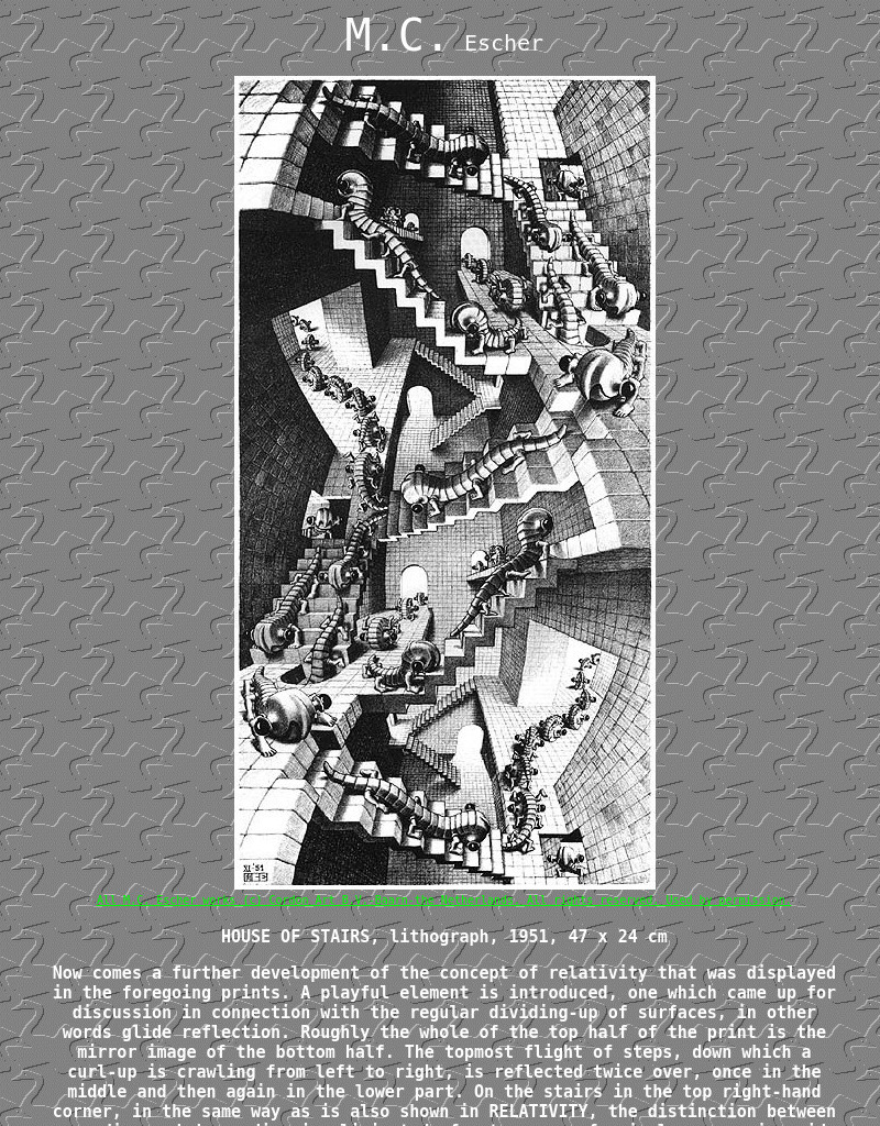 Etropolis: Escher's House of Stairs Graphic