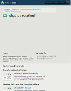Virtual Nerd: What Is a Rotation? Instructional Video