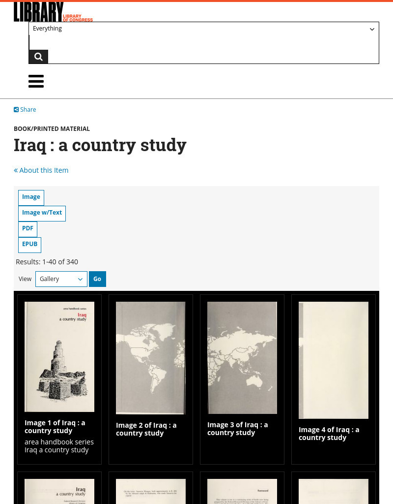 Loc: Country Study: Iraq Activity