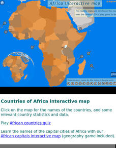 Digital Dialects: Geography Games: Countries of Africa Interactive