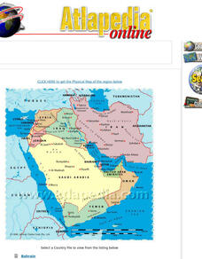 Atlapedia: World Maps/middle East Handout