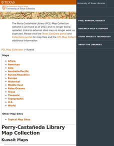 University of Texas: Kuwait Graphic